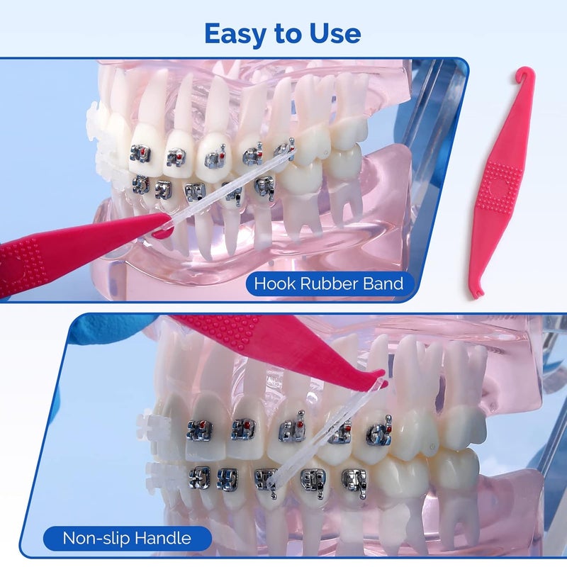 JMU Orthodontic Elastics 1/4 Heavy, 500 pack Intraoral Rubber Bands Latex Free Dental Rubber Bands Made in USA - Image 5